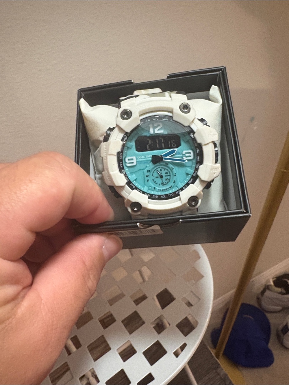 Activa Vextron X Invicta 52mm White Aqua Analog Digital Watch ACW1637-006 NIB